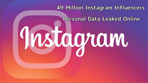 Database of 49 Million Instagram Influencers Leaked Online